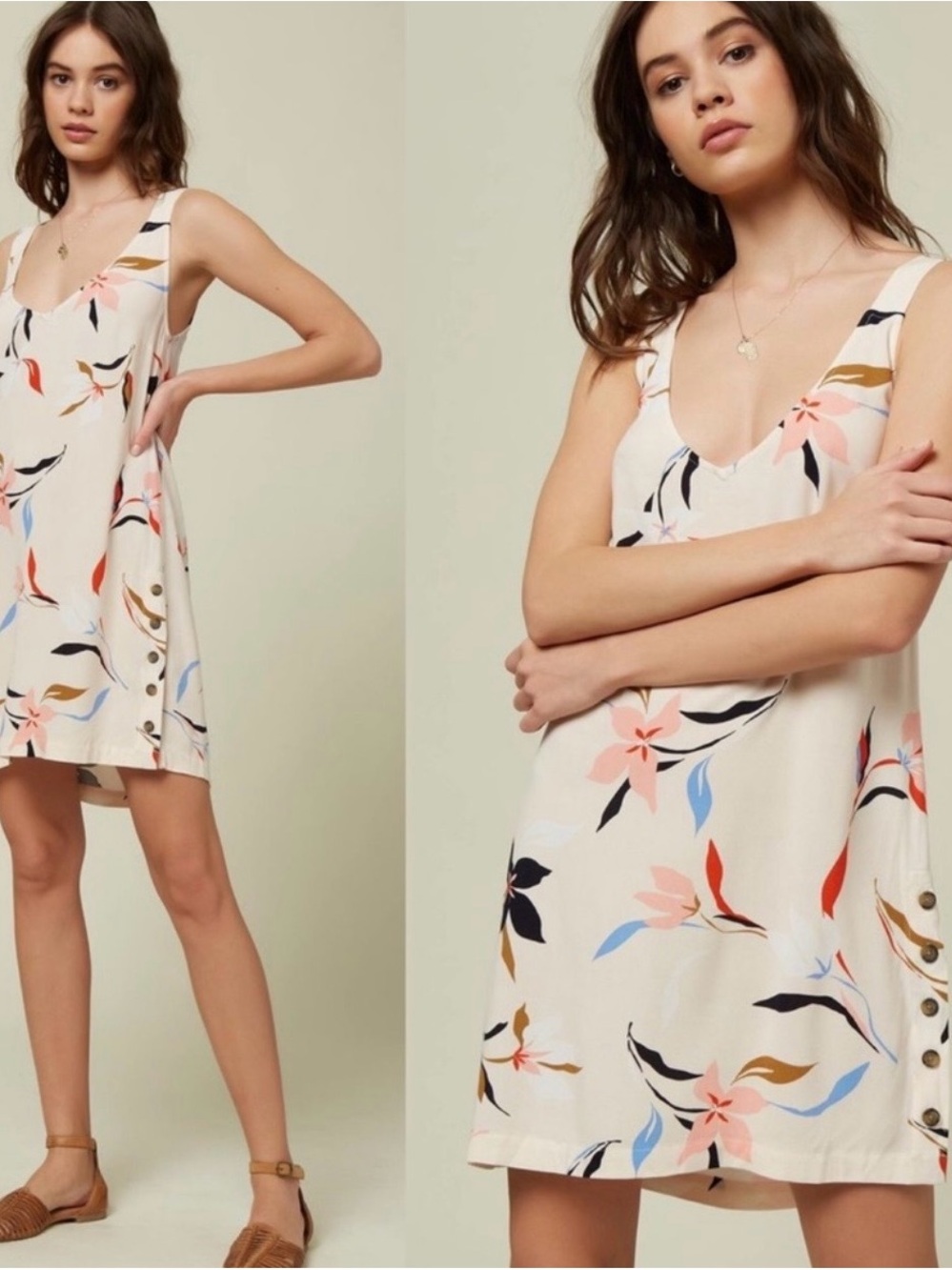 O’Neill Pham Floral Mini Dress (Size XS) | NWOT